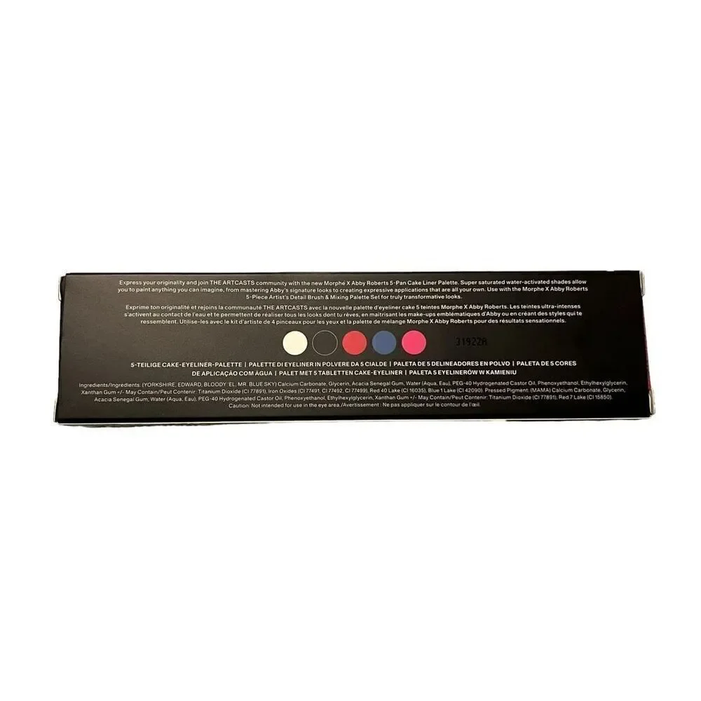 NIB Morphe X Abby Roberts 5-Pan Cake Liner Palette